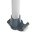 Top Glides DuraSki Extra Durable Walker Glide Skis for 1 1/8 Inch Tubes (Gray)