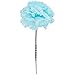 Royal Imports 100 lt Blue Silk Carnations, Artificial Fake Flower Bouquets, Weddings, Cemetery, Crafts & Wreaths, 5