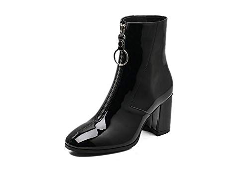 MODEOK Women's Wedge High Heels Shoe Ankle Boot