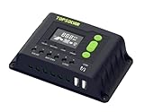 TOPSOLAR 10A 12V/24V PWM Solar Charger Controller