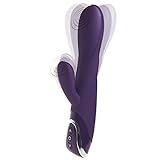 SHEQU Vibrator with Clitoris Stimulator for Women 100% Waterproof Silicone Rabbit Vibrating Massager Adult Rechargeable Sex Vaginal Toy (Powerful Jack Purple)