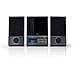 ONN Audio Compact Home CD Music Shelf System Vertical-Loading with Stereo Dynamic Speakers & Digital AM/FM Radio LCD Display & Aux Line in ONB-203 C (Renewed)