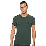 Tommy-Hilfiger-Mens-Stretch-Slim-Fit-T-Shirt-Green-L