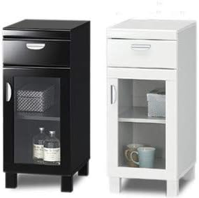 Amazon ハイグロス仕上キャビネット 引き出し 引出し チェスト キャビネット 家具 インテリア クール オシャレ ブラック Asa キャビネット 通販