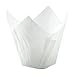 CiboWares Medium White Tulip Style Baking Cups, Package of 200