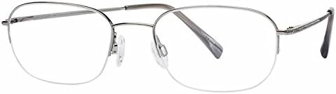 Charmant Eyeglasses TI8176 TI/8176 GR Gray Half Rim Optical Frame 51mm