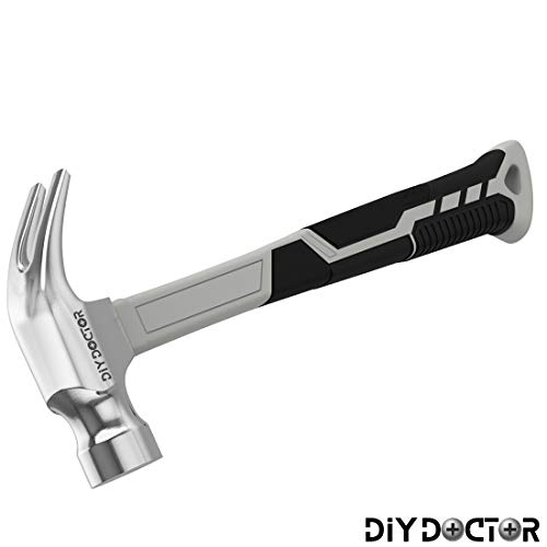 DIY Doctor Hammer - Klauenhammer - Pflasterhammer - TPR-Oberfläche - Ggebogener Komfortgriff - Massiver Stahl… – Bild 7