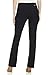 Rekucci Womens Ease Into Comfort Fit Barely Bootcut Stretch Pants (10 Short, Black)
