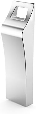 JUANW 32GB USB2.0 Metal Flash Drive Waterproof Jump Drive Sturdy Thumb Drive, Silver