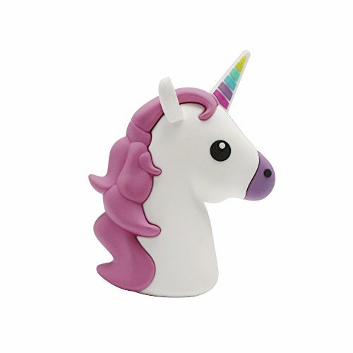 New 2600mah Unicorn Shaped Emoji Cute Funny Cartoon Gift Power Bank External Battery Portable Mobile Phone Charger For Iphone Ipad Samsung Galaxy Note All Tabletes