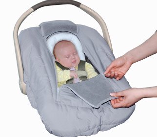 Best jolly jumper arctic sneak-a-peek infant car seat cover
