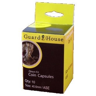 Guardhouse Box of 10 Direct Fit 40.6mm Coin Holders American Silver Eagles