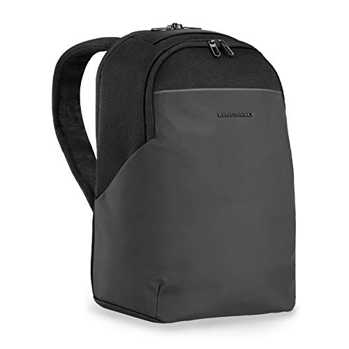 Briggs & Riley Delve Medium Backpack, fits up to 15 inch laptop, Black, 17