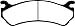 EBC Brakes DP61304 6000 Series Greenstuff Truck and SUV Brake Pad