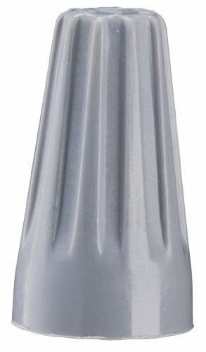 500Pcs twist on wire connectors - Grey #22 - #20 AWG Wire nut Bulk with Spring inserted, easy Screw on electrical caps - Thumbnail 5