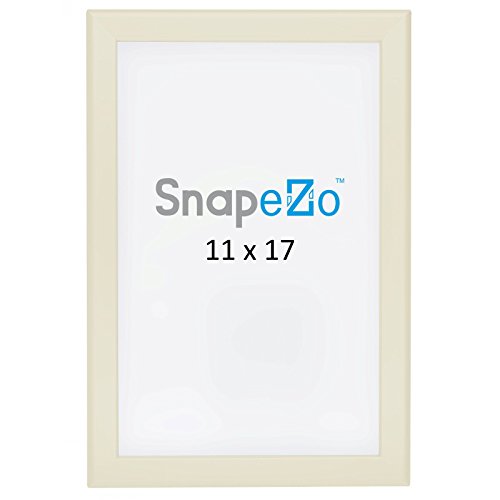 image for Notice Frame 11x17 Inches, Cream SnapeZo 1.25