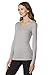 32Degrees Womens Heat Scoop Neck Thermal Top Frozen Snowflake Small
