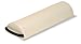 EarthLite Massage Bolster Pillow Half Jumbo – Durable, Easy to Clean 100% PU Upholstery incl. Strap Handle/Professional Quality CFC-Free/Back Pain Relief, Vanilla Crème