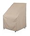 SunPatio Outdoor High Back Chair Cover, Heavy Duty Waterproof Patio Chair Covers, Fade Resistant Outdoor Stackable Chair Covers, Air Vents, All Weather Protection, 27