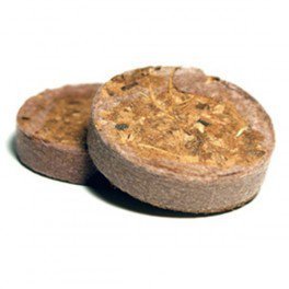 Pastillas/Tacos de Fibra de Coco prensada cultivo U-Gro Plug Rhiza 38mm (24x)