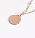 Lariatneck Layered Choker Necklace Gold Multilayer Necklace for Women Coin Pendant Chain Choker Set of 2 (Rose gold-tone)