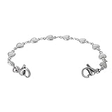 Divoti Heart Link Stainless Medical Alert Replacement Bracelet -6.0