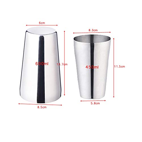 Yousiju 1-13 Stück Cocktail Shaker Bar Set Edelstahl Barkeeper Kit Mixer Drink Barkeeper Browser Kit Bars Set Tool… – Bild 4