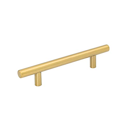 goldenwarm 10 Pack Brass Hardware Gold Bar Drawer Pulls