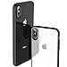 TOZO for iPhone Xs Max Case 6.5 Inch (2018) Hybrid Soft Grip Matte Finish Clear Back Panel Cover for iPhone Xs Max (Black)