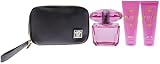 Versace Bright Crystal Absolu Women 4 Pc Gift Set 3oz EDP Spray Lotion Shower view 2