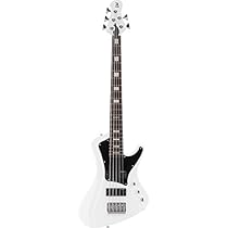 ESP LSTREAM205SW 5-String Bass Guitar, Snow White
