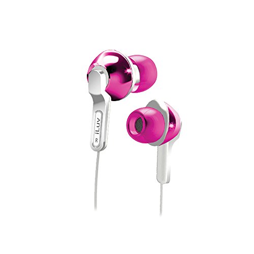 iLuv iEP322PNK City Lights In-Ear Earphones - Ultra Bass - Pink (Discontinued by Manufacturer)