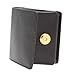 Visconti-polo 421 Genuine Quality Leather Change or key Holder/Coin Purse Pouch Tray (Black)