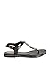 GUESS Factory Women's Sunlight T-Strap Rhinestone Sandals