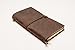 WANDERINGS Lined Leather Travelers Journal Travelers Notebook, Refillable - Perfect for Writing, Poetry, To Do Lists, Travelers, a Diary. Standard Size Lined Inserts - 8.5