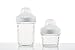 Mason Bottle 8oz Glass Baby Bottle with Slow Flow Nipple – Breast-Like Silicone Nipple, Cap and Ring – BPA-Free, Non-Toxic, Anti-Colic Glass Feeding Bottle for Babies