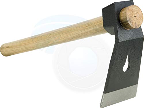 21oz 600g Woodworking Garden Straight Adze Wooden Handle Nail Puller