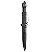 MMOO Aircraft Aluminum Tactical Pen With Tungsten Steel Head (Black)