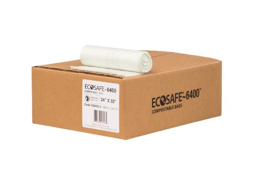 EcoSafe-6400 HB2432-6 Compostable Certified 13 Gallon