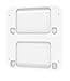 perch(TM) by Urbio(R) Wally Wall Mount, 10in.H x 10in.W x 5/16in.D, White