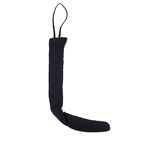 LUX ACCESSORIES Halloween Black Cat Kitty Ear Headband Cosplay Party Costume Accessory Set (3pcs) - Thumbnail 6