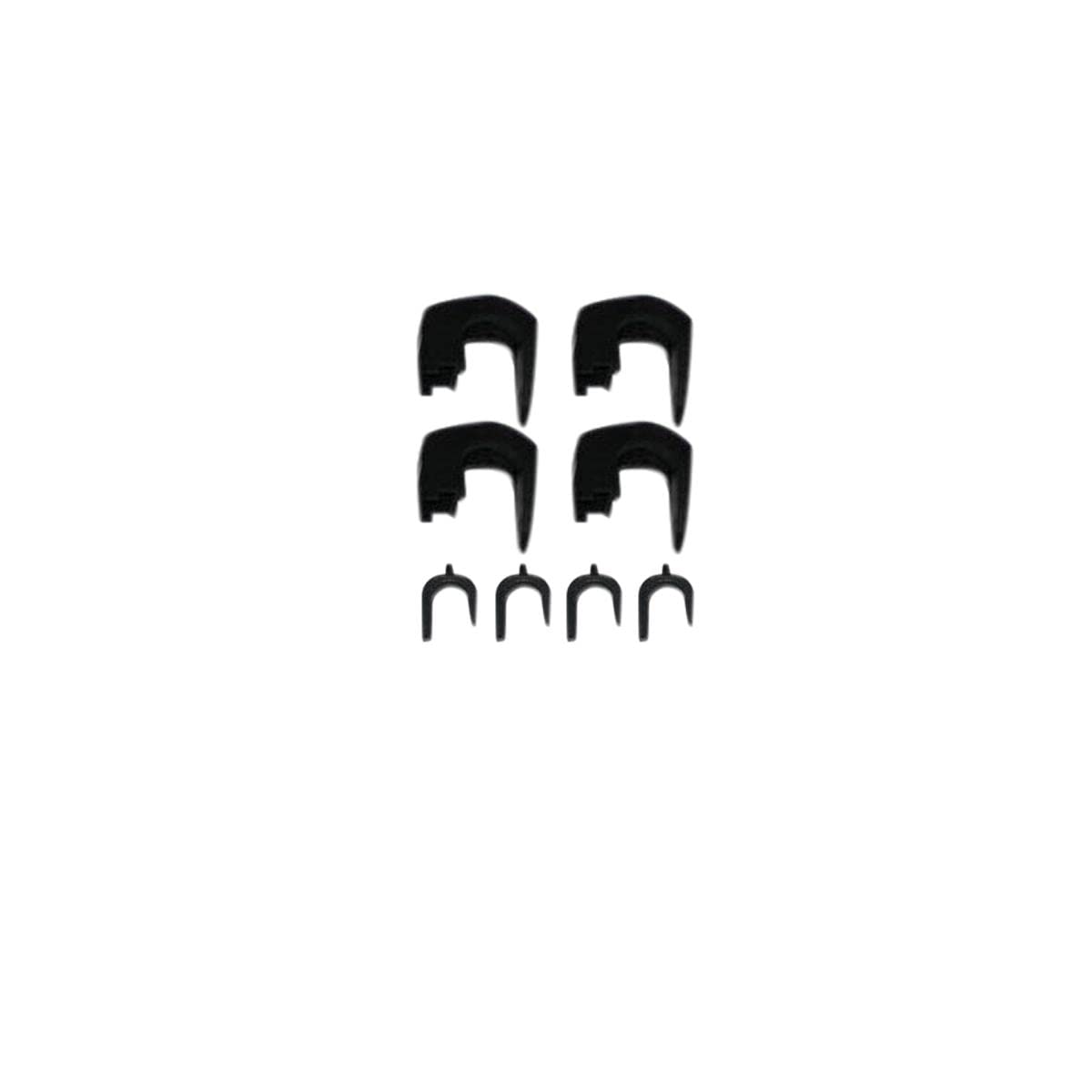 Rixen & Kaul Unisex's Klickrail Oversize Hooks Set Caps, No Colour, One Size