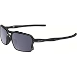 Oakley Men's (a) Triggerman OO9314-01 Rectangular Sunglasses, Matte Black, 58.5 mm