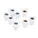 4 Pairs 4 Colors Round Acrylic Doll Eyes Eyeballs 8mm