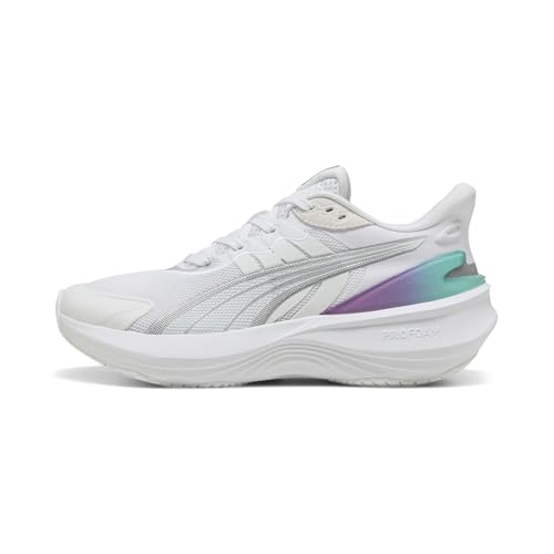 Puma Women's Pulse PRO Cross Trainer, Puma White-Puma Silver, 9