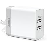 Anker 20W 2-Port USB Wall Charger with Foldable Plug and PowerIQ Technology for Apple iPhone 6 / 6 Plus, iPad Air 2 / mini 3, Samsung Galaxy S6 / S6 Edge, Nexus, HTC M9, Motorola, LG and More (White)