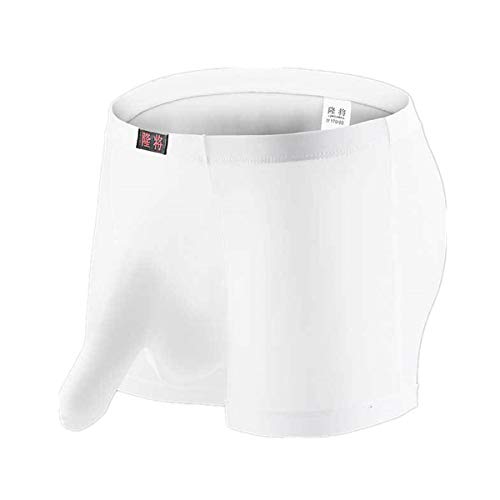 ALT 2017 Men 's Underwear Sexy Temptation Separation Ice Silk Translucent JJ Sets (Medium, White)