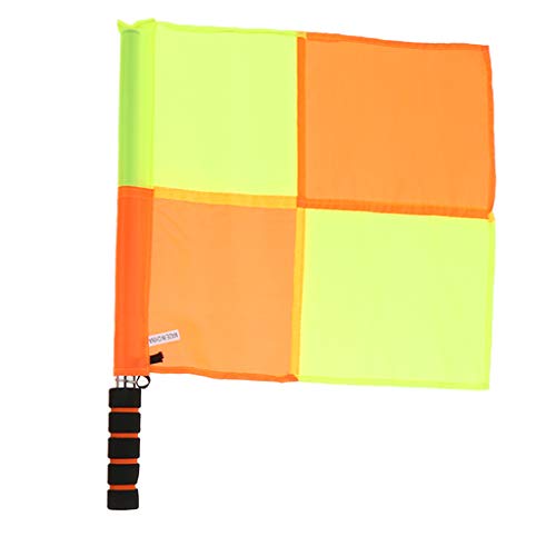 LEIPUPA 2 Pack Soccer Referee Flags Sports Football Linesman Flag - Durable & Long Lasting