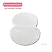 5PCS Unisex Summer Deodorants Cotton Pads Underarm Armpit Sweat Pads Disposable Pad Anti Sweat Shield Black