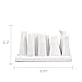 Chive - Pooley 2, Ceramic Flower Vase, 8-Tube Shape (White)